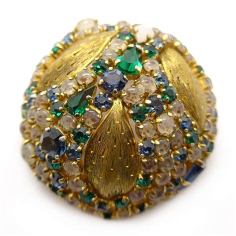 christian dior vintage brosche|christian dior costume jewellery vintage.